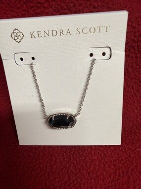 Kendra Scott Black Elisa Necklace